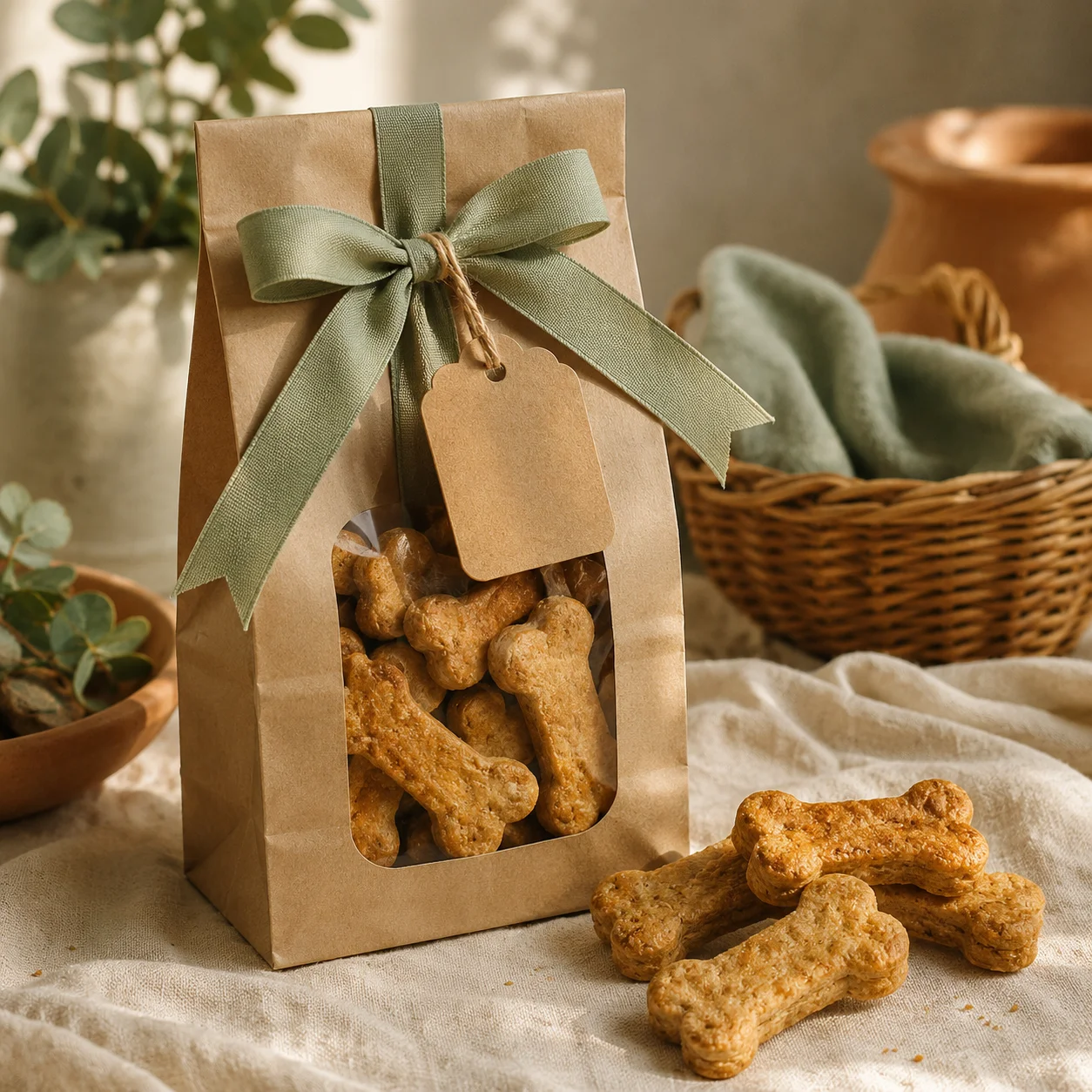 Bag of homemade cat treats